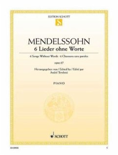 Cover 6 Lieder ohne Worte op.67, Klavier
