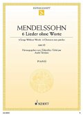 6 Lieder ohne Worte op.62, Klavier 6 Lieder ohne Worte op.62, Klavier