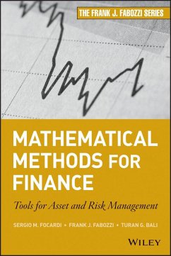 Mathematical Methods for Finance (eBook, PDF) - Focardi, Sergio M.; Fabozzi, Frank J.; Bali, Turan G.