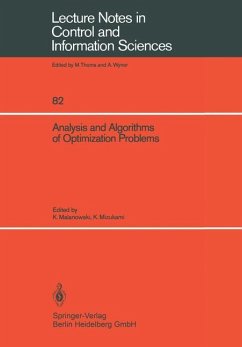 Analysis and Algorithms of Optimization Problems