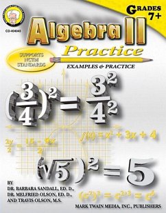 Algebra II Practice Book, Grades 7 - 8 (eBook, PDF) - Sandall, Barbara R.