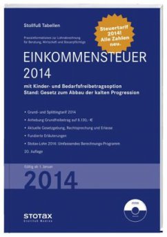 Cover Einkommensteuer 2014 / Stollfuß Tabellen