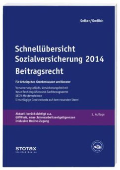 Beitragsrecht / Schnellübersicht Sozialversicherung - Greilich, Werner; Geiken, Manfred