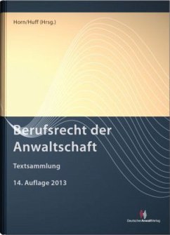 Berufsrecht der Anwaltschaft (BRAO)