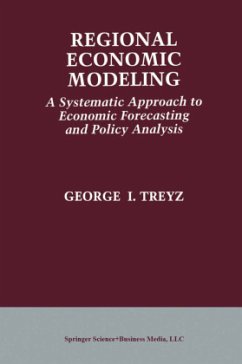 Regional Economic Modeling: A Systematic Approach to Economic Forecasting and Policy Analysis - Treyz, G. I.