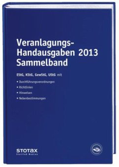 Cover Veranlagungs-Handausgaben 2013 Sammelband