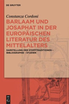 Barlaam und Josaphat in der europäischen Literatur des Mittelalters - Cordoni, Constanza