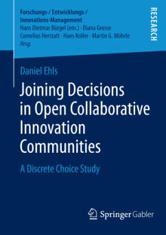 Joining Decisions in Open Collaborative Innovation Communities - Ehls, Daniel