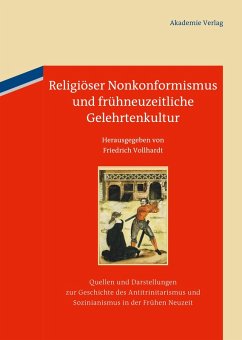 Cover Religiöser Nonkonformismus und frühneuzeitliche Gelehrtenkultur