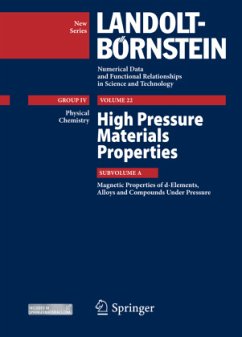 High Pressure Materials Properties - Kaneko, T.;Kanomata, T.