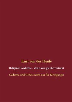 Cover Religiöse Gedichte - denn wer glaubt vertraut (eBook, ePUB)
