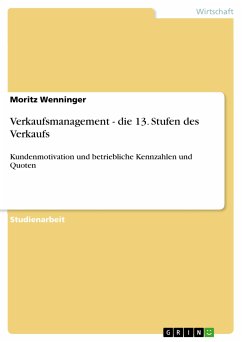 Verkaufsmanagement - die 13. Stufen des Verkaufs (eBook, PDF)