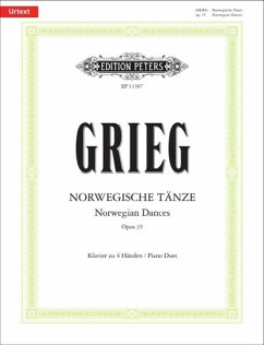 Norwegian Dances Op. 35 for Piano Duet: Based on Edvard Grieg Complete Edition, Urtext - Grieg, Edvard