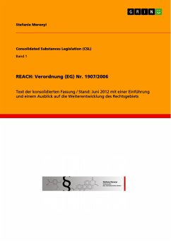 REACH: Verordnung (EG) Nr. 1907/2006 (eBook, PDF)