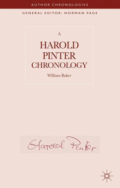 A Harold Pinter Chronology - Baker, W.