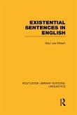 Existential Sentences in English (RLE Linguistics D