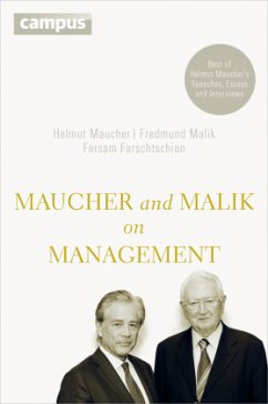 Maucher and Malik on Management - Maucher, Helmut;Malik, Fredmund;Farschtschian, Farsam