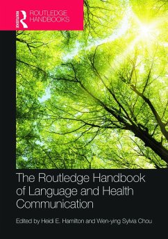 The Routledge Handbook of Language and Health Communication