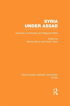 Syria Under Assad (Rle Syria) - Maoz, Moshe; Yaniv, Avner