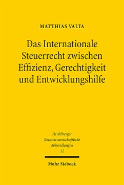Cover Das Internationale Steuerrecht zwischen Effizienz, Gerechtigkeit und Entwicklungshilfe