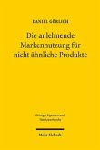 Die anlehnende Markennutzung für nicht ähnliche Produkte Die anlehnende Markennutzung für nicht ähnliche Produkte
