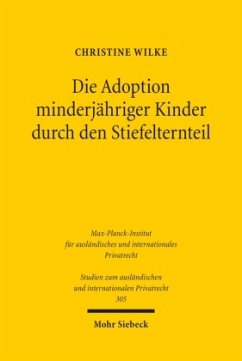 Die Adoption minderjähriger Kinder durch den Stiefelternteil - Wilke, Christine