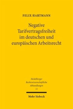 Cover Negative Tarifvertragsfreiheit im deutschen und europäischen Arbeitsrecht