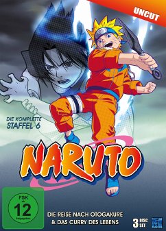 Naruto - Die Reise nach Otogakure & Das Curry des Lebens - Staffel 6: Folge 136-157, 3 DVDs
