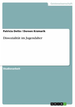 Dissozialität im Jugendalter (eBook, ePUB) - Detto, Patricia; Krzmarik, Doreen