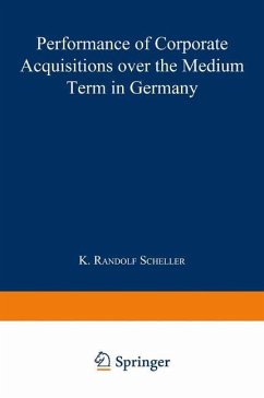 Performance of Corporate Acquisitions over the Medium Term in Germany - Scheller, K. R.