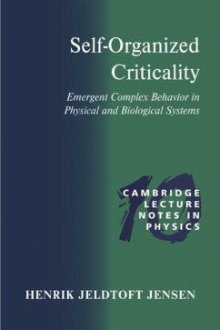 Self-Organized Criticality (eBook, PDF) - Jensen, Henrik Jeldtoft