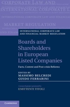 Cover Boards and Shareholders in European Listed Companies (eBook, PDF)