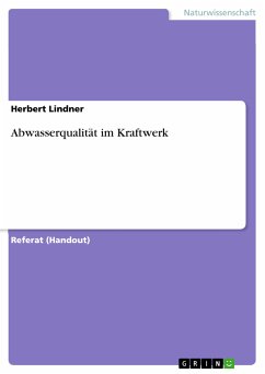 Abwasserqualität im Kraftwerk (eBook, PDF) - Lindner, Herbert