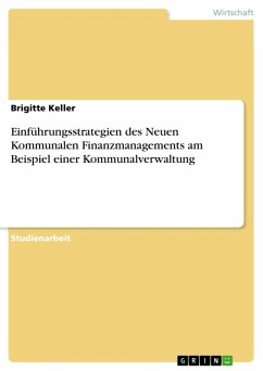 Einführungsstrategien des Neuen Kommunalen Finanzmanagements am Beispiel einer Kommunalverwaltung (eBook, ePUB)