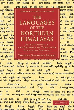 Languages of the Northern Himalayas - Bailey, Thomas Grahame