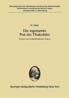 Cover Die sogenannte Pest des Thukydides