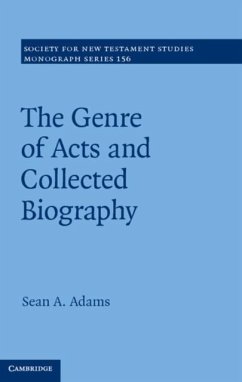 Genre of Acts and Collected Biography (eBook, PDF) - Adams, Sean A.