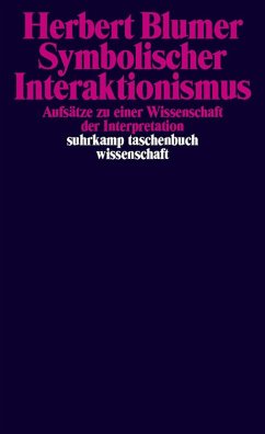Symbolischer Interaktionismus (eBook, ePUB) - Blumer, Herbert