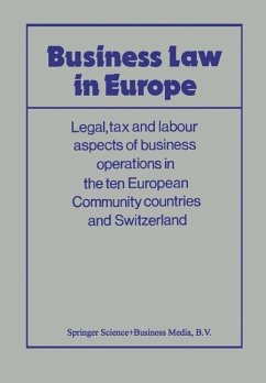 Business Law in Europe - Association Europpeene D'etudes Juridiques et Fisc