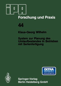 System zur Planung des Umlaufbestandes in Betrieben mit Serienfertigung - Wilhelm, K.-G.