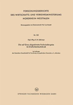 Cover Die auf Grau abgestimmte Farbwiedergabe im Dreifarbenbuchdruck