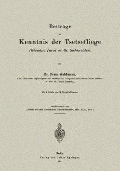 Beiträge zur Kenntnis der Tsetsefliege (Glossina fusca und Gl. tachinoides) - Stuhlmann, NA