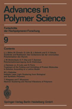 Advances in Polymer Science - Cantow, H.-J.;Dall'Asta, Gino;Ferry, John D.