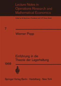 Einführung in die Theorie der Lagerhaltung - Popp, W.