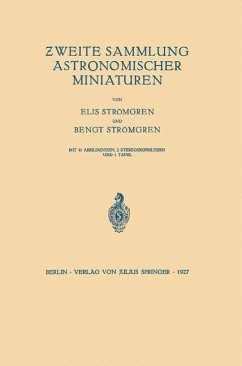 Zweite Sammlung Astronomischer Miniaturen - Strömgren, Elis;Strömgren, Bengt