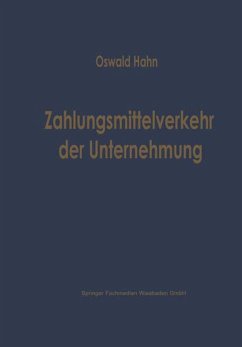 Cover Zahlungsmittelverkehr der Unternehmung
