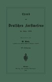 Chronik des Deutschen Forstwesens im Jahre 1888