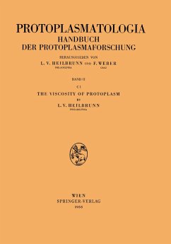 The Viscosity of Protoplasm - Heilbrunn, Lewis V.