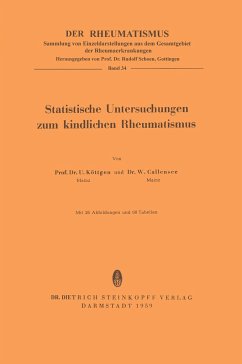 Statistische Untersuchungen zum Kindlichen Rheumatismus - Kötgen, Ulrich;Callensee, Wolfgang
