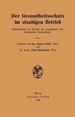 Der Gesundheitsschutz im staubigen Betrieb - Feifel, Eugen;Benischek, Josef